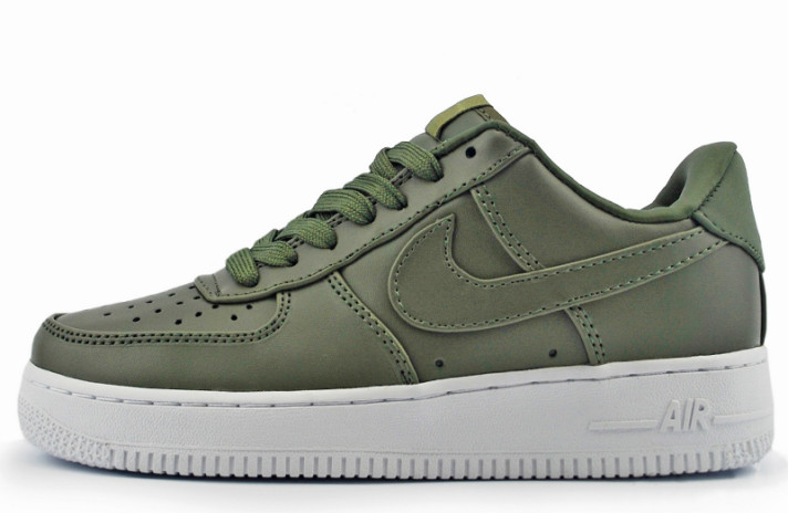 Кроссовки Nike Air Force 1 Low Urban Haze Leather  зеленые, кожаные