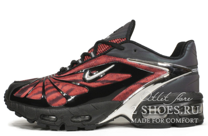 Кроссовки Nike Air Max Tailwind 5 Skepta Black Chrome Red CU1706-001 черные, красные