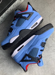 Кроссовки Nike Air Jordan 4 (IV) Travis Scott Cactus Jack живое фото 1